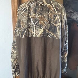 Drake Waterfowl Systems 1/4 Zip Pullover – Realtree MAX-5 Camo (2XL)